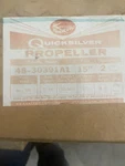 Quicksilver, Mercury 48-30391A1, 15P 2 Blade Bronze Propeller, New Old Stock. Fixed Price $129.99.