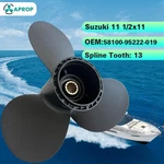For Suzuki Outboard Propeller 1/2X11 OEM58100-95393-019 Fit 35-65HP. Fixed Price $99.74.