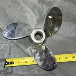 Vintage Michigan Polishedaluminium #amc 386 Metal Blade Boat Propeller 9. Fixed Price $25.00.