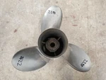 Left Hand 13 7/8" X 21P Quicksilver Laser Prop, 48-16545-21, Mercury Etc #2298. Fixed Price $200.00.