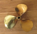 Vintage Chris Craft Boat Propeller Bronze Equi Poise T-36 18 Pitch 757 Rh. Fixed Price $290.00.