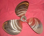 Hytorq 28 X 37 Blade Nibral Inboard Propeller Left Hand 2.5" Bore (40-17. Fixed Price $1950.00.