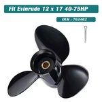 12 X 17 Outboard Propeller For Johnson Evinrude 40 48 50 55 60 75HP 13 Spline Rh. Fixed Price $69.79.