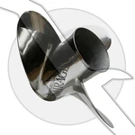 Mercury Marine 21 Pitch Lh Mirage Stainless Steel Propeller 48-13243A50 13703A56. Fixed Price $599.99.