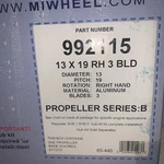 Michigan Wheel Match Propeller #992115 Aluminum 3 Blade. Fixed Price $120.00.