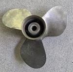Quicksilver Mercury Blade 13" Brass Propeller 48-30396-A3-11. Fixed Price $36.95.