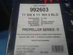 Michigan Wheel Marine Boat Propeller Vortex 11 5/8 992603. Fixed Price $54.42.