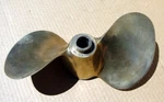 Michigan AJC120 Brass Boat Propeller Blade 11 1/2" Screw. Fixed Price $49.95.