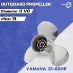 11 1/8 X 13 Stainless Steel Boat Propeller For Yamaha Engine 25-60HP Spline. Fixed Price $180.03.