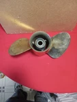 Vtg Brass Quick Silver Boat Motor 2-BLADE Propeller 48-31452-A3 21. Fixed Price $105.00.
