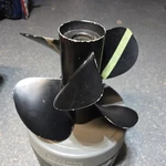 Volvo Penta B5 Duo Aluminum Propeller Set 853625 853615. Fixed Price $500.00.