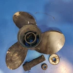 No Hub , Propeller 19640A40 10.38X13RH Mariner Mercury 25HP. Fixed Price $34.54.
