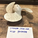 Johnson/evinrude 4HP Propeller. Fixed Price $10.00.