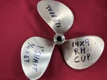 14X9 Inboard Propeller Ni-bral. Fixed Price $399.00.