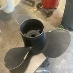 Johnson Evinrude Michigan Outboard Propeller 282 13-1/2 X 19. Fixed Price $120.00.