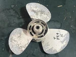 9.9 Hp Yamaha Propeller 3X11-3/4"X9-1/4"-R) 6G8-45947-00-EL Four Stroke 1994-2. Fixed Price $65.00.