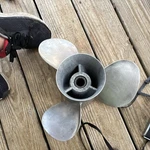 Used 13X19 Stainless Steel Outboard Boat Propeller For Mercury 40-140HP 15T, Rh. Fixed Price $100.00.