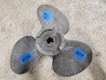 Composite 13 1/2" X Pitch Unknown Prop, V-R-17-19, Volvo Spline Hub, P8629. Fixed Price $59.00.
