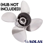 New 14 25 Stainless Steel Propeller Fits Yamaha Blades Rh Rubex. Fixed Price $661.68.