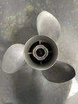 13 3/4" X Mercury Vengeance Ss Propeller, 48-16318 21P, Flo Torq, P7448. Fixed Price $200.00.