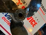 Michigan Wheel 012016, Johnson, Evinrude, Color: Black. Fixed Price $65.00.