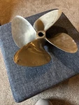 13X14 Oj Boat Propeller Blade Keyed Bore 1-1/8 Lh. Fixed Price $300.00.