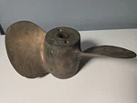 Vintage Quicksilver Mercury Brass 2-BLADE Propeller 48-28268A1-17 12.5 Wide. Fixed Price $69.99.