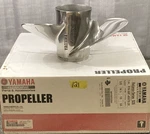 New Genuine Yamaha 68F-45970-20 Propeller 3-BLADE Rh 14.5"D 15" Pitch Ss. Fixed Price $685.66.