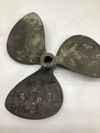 Power Boat Sail Propeller Ni-bral Cupped 3 Blade 14X7PX1"LH Rotation. C11. Fixed Price $295.00.