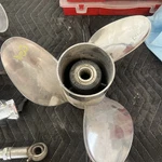 Johnson/evinrude/omc Raker Propeller 14.5 X 22 Pitch Lh 398503 B88. Fixed Price $150.00.