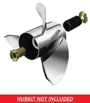 Left Hand Ballistic 14 3/8 X 937521 Stainless Steel Prop For Evinrude Etec G2. Fixed Price $499.00.