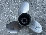Mercury 3-BLADE Lh 15 1/4 X 19P Propeller 5007-19 Yamaha Suzuki Needs Hub. Fixed Price $150.00.