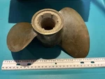 Vintage Mercury Quick Silver Brass Propeller- 48-235886A2-11. Fixed Price $130.00.