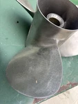 Pair Of 28P Mercury Marine Bravo 3 Quicksilver Stainless Duo Propellers Blade. Fixed Price $450.00.