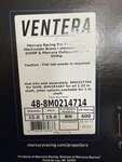 Mercury Racing Ventera 19 Pitch Rh Propeller 48-8M0214714 New. Fixed Price $795.00.