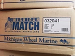 Michigan Wheel P/n 032041 Replaces Mercury, Yamaha, Honda See Desc For Oem. Fixed Price $75.00.