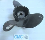 Omc 387161 Aluminum Propeller 14-1/2 X 19 15 Spline Oem Used Factory Boat Parts. Fixed Price $95.82.