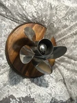 Mercury Propeller 48-815744 Mounted On Wood Plaque. Fixed Price $299.99.