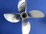 New 15 X 26 Signature Eagle Four Blade Propeller Left Hand For V-6 Outboard. Fixed Price $799.00.