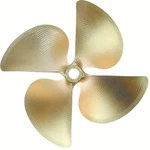 Acme 14.5 X 14.25 1284 Blade Inboard Propeller Right Hand Nibral Cupped Splin. Fixed Price $900.00.