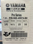 Open Box 14 1/2 23 Stainless Steel Yamaha Propeller 66K-45974-B0-00. Fixed Price $940.80.