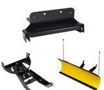 Yellow 72" Pro Blade Utv Snow Plow Kit For Pol Rzr Xp 4 Turbo 2016-2021. Fixed Price $929.99.