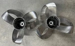 Pair Of Sharrow Marine Propeller For Mercury 15 Pitch. Fixed Price $7000.00.