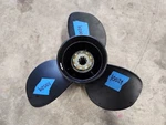 Aluminum 11" X 9P Solas Amita 3 Prop, 1211-110-09, Mercury Spline Hub, P10029. Fixed Price $48.00.