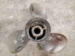 13 3/4" X 21P Quicksilver Ss Propeller, 48-16318-21, Flo Torq, Vengeance, P4637. Fixed Price $111.00.