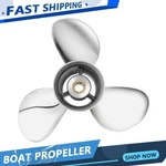 New 9 1/4 X 10 Stainless Boat Propeller Fit Suzuki Engine DF8-20HP Spline,rh. Fixed Price $135.00.