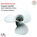 For Yamaha Outboard 663-45941-01-00 Propeller Blade 103/4" Diameter X 17 Pitch. Fixed Price $102.98.