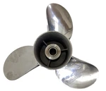 Suzuki Stainless Dual Prop 3 Blade 15.5X19.5" Rear Only 990C0-0091R-195. Fixed Price $695.95.