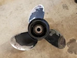 Counter Rotating 15" X 17P Omc Ss Prop, 431930, Fits Evinrude Johnson, # 1291. Fixed Price $111.00.