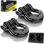 Bow Shackles 3/4" D Ring (2 Pack), 48,000IB Break Strength With 7/8" Pin. Fixed Price $36.10.
